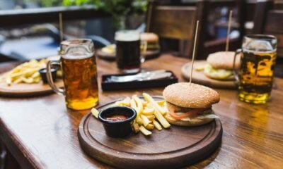 Cheeseburger in paradise restaurant A Taste of the Tropics