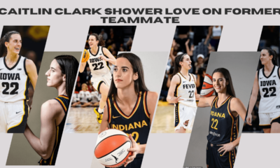 caitlin clark shower Love on Former Teammate