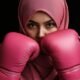 pink hoodie hijab fight