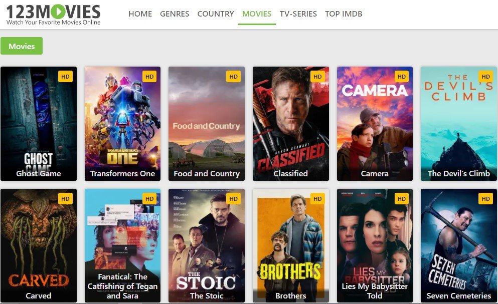 123movies free online movie streaming sites