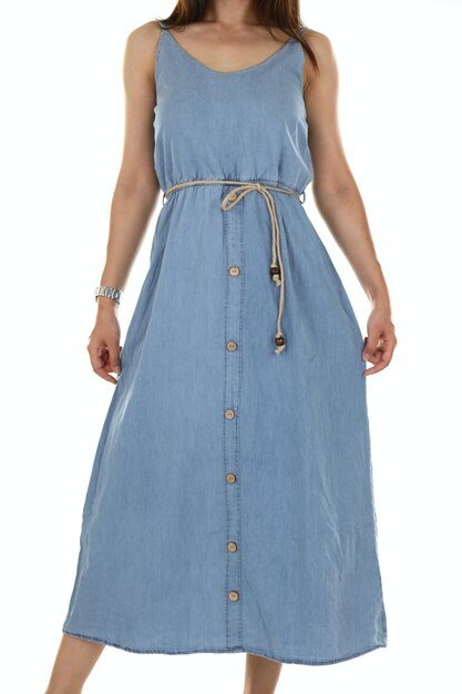 A-Line Denim Dress