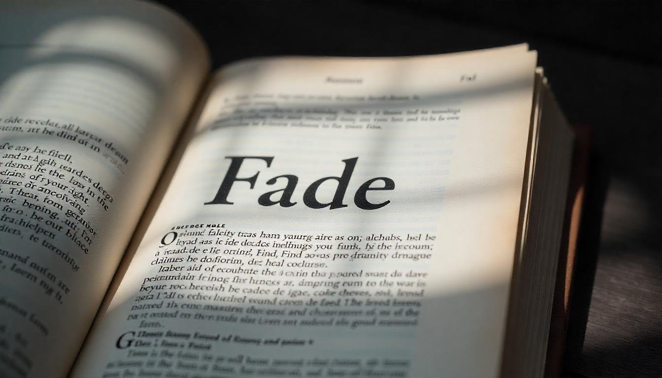 Fade Meanings, Definition, History and Uses of Fade