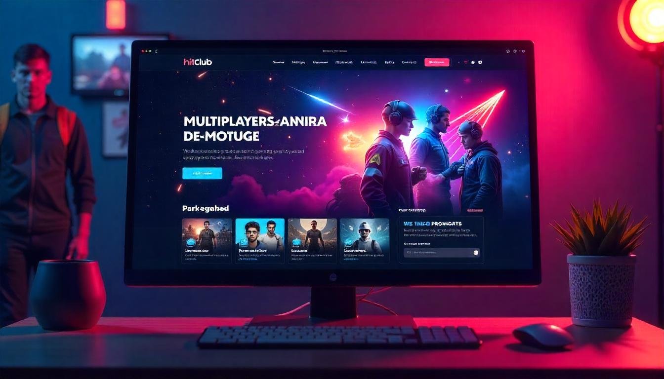 Hitclub Web​ a Platform for Multiplayer Games and Esports.