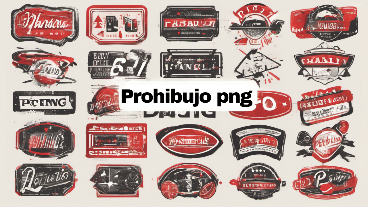 Prohibujo png (Portable Network Graphics) Iconic Design Element