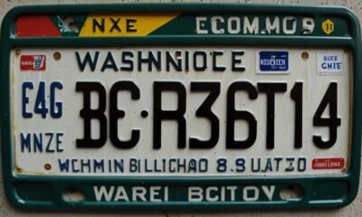 Waaa-117 Washington License Plate Codes and Designations