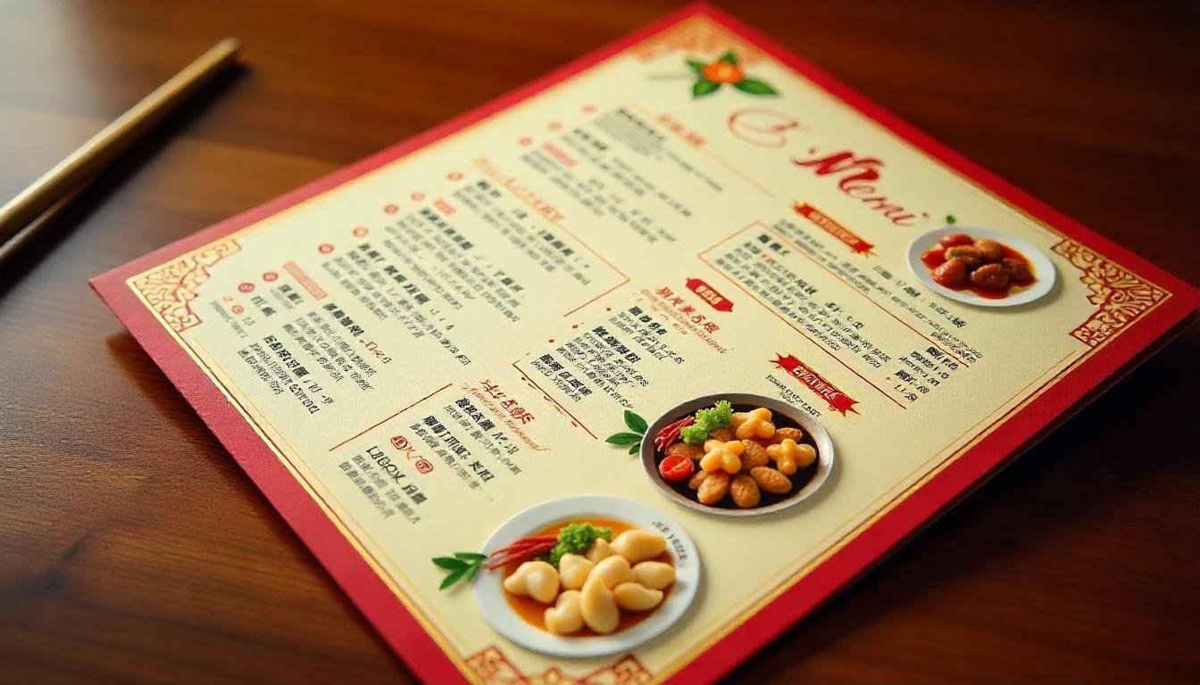 China King menu​ Culinary Excellence in USA