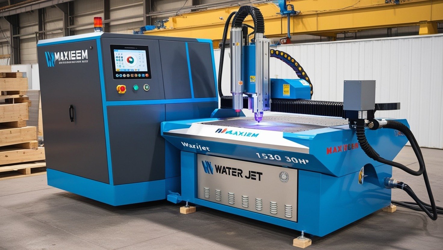 water jet maxieem 1530 revision c 30hp Water Jet Cutting Machine