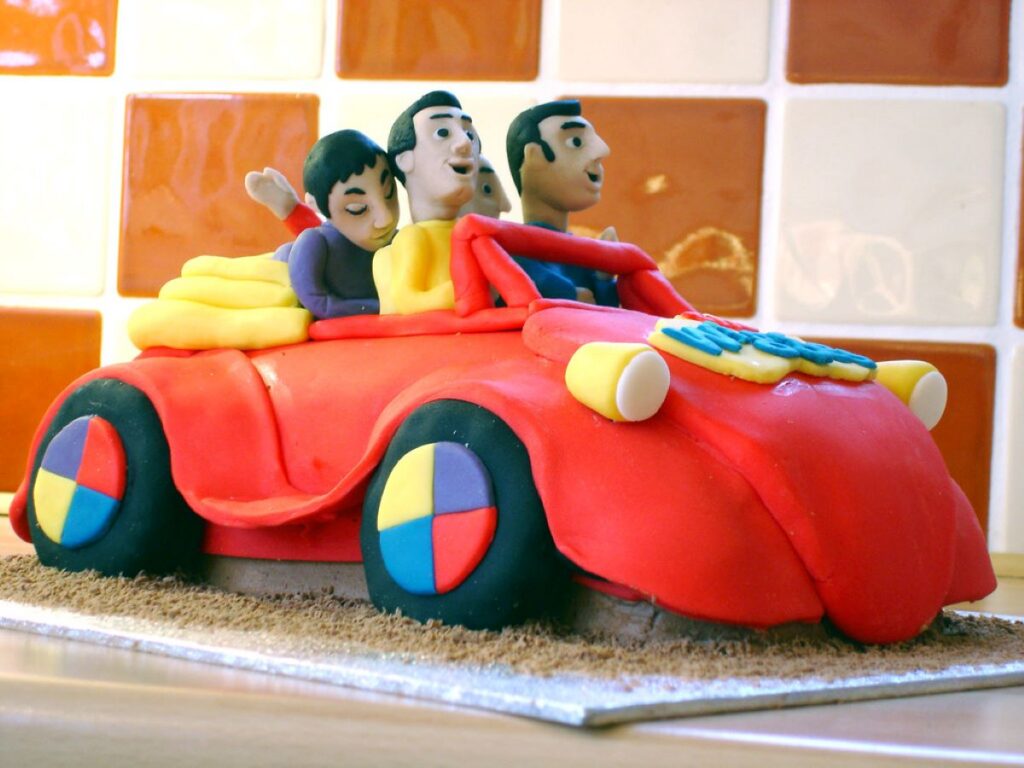 the wiggles birthday cake