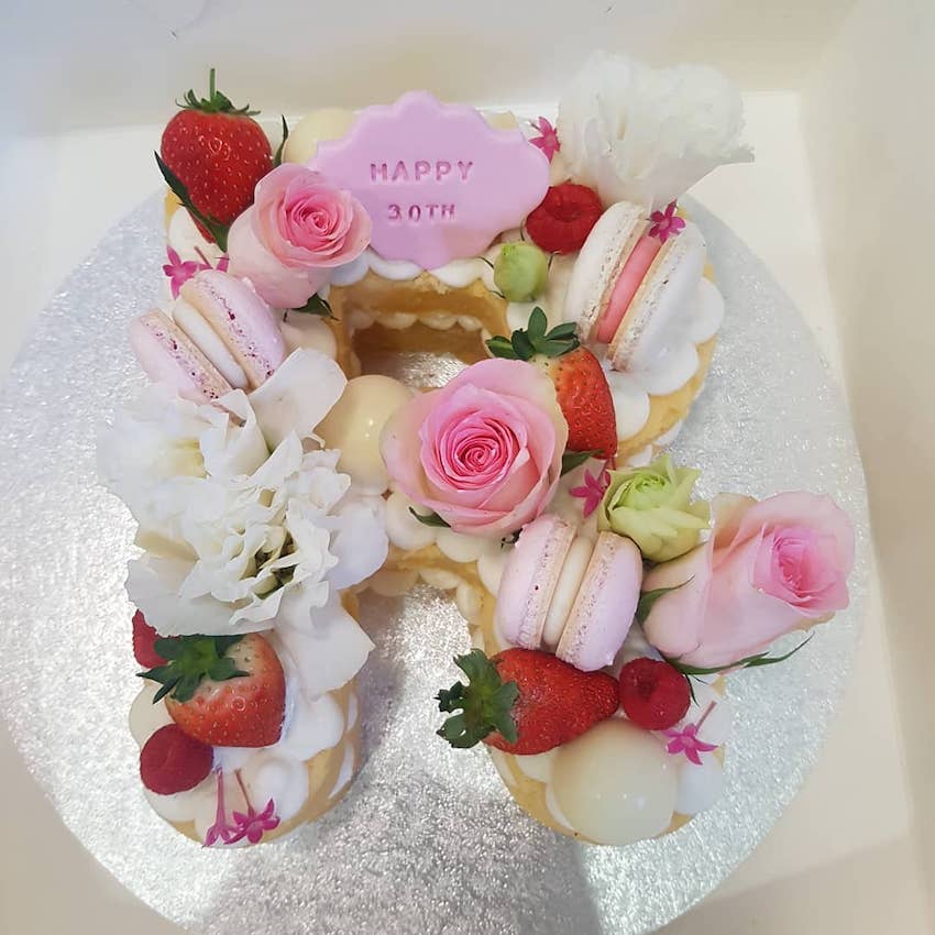 Letter and Number Cakes