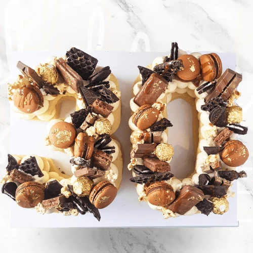 Letter and Number Cakes